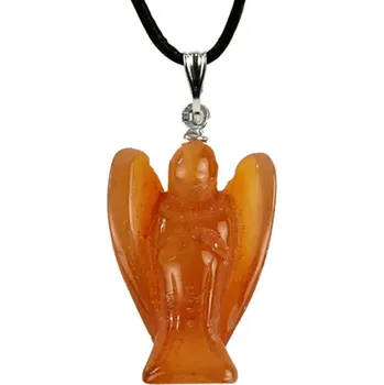 Přívěsek Milujeme Kameny Karneol - přívěsek anděl 54383