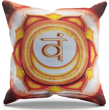 Polštář Milujeme Kameny Povlak na polštář - 2. čakra - oranžový 11517