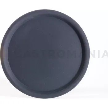 Podnos kulatý protiskluzový Ø 320 mm, černý | APS, Happy hour