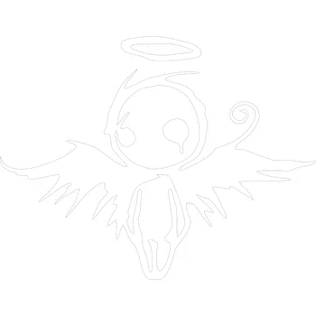 Samolepicí dekorace na vozidlo Svatý 1 samolepka na auto - zelená tmavá / 10x8 cm