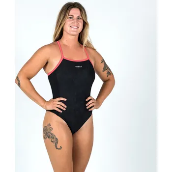 Dámské plavky DECATHLON Dámské plavky jednodílné Kamyli Geol 44