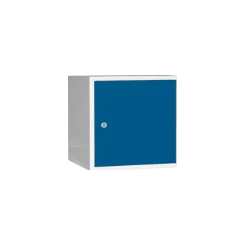 Uzamykatelný box PRA3020 - šedá/modrá, slevy