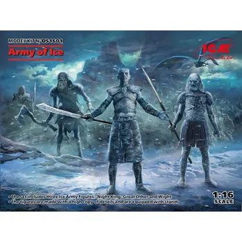 Modelářství 1/16 Army of Ice (Night King, Great Other, Wight)