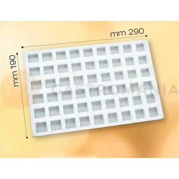 Kuchyňská sůl Silikonová forma na pralinky - 290x190 mm, 54 ks x 23x23x14 mm - LS02 | PAVONI, Chocoflex