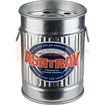 Servírovací stolek Popelník kovový Ø 8,5 cm | APS, Smoky