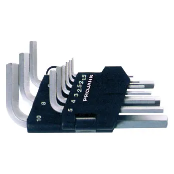 Klíč PROJAHN sada L-klíčů-zkrácené - 9pcs 3601
