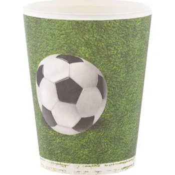 Papírový ubrousek Paper Design Kelímek papírový 250ml Fotbal 20ks/bal