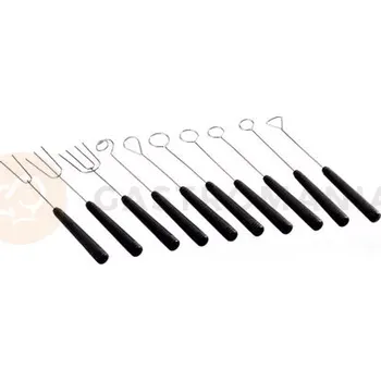 Čokoládová tyčinka Sada 10 ocelových vidliček na čokoládu - CHOCOFORK | MARTELLATO, Choco Tools