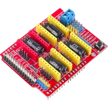 Vývojová deska CNC Shield V3.0, rozšiřující modul pro Arduino UNO, 3D tiskárny a CNC