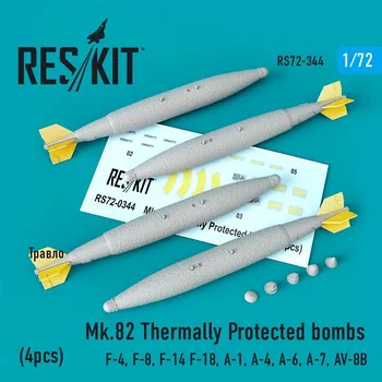 Plastikový model 1/72 Mk.82 Thermally Protected bombs (4 pcs.)