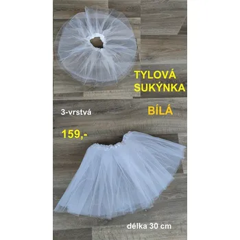 RC model auta SUKÝNKA TYLOVÁ BÍLÁ