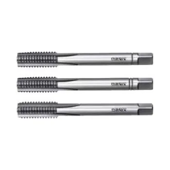 Závitořezný nástroj NAREX Ruční sadové závitníky, závit metrický M6 x 1 - HSS / nepovlakované, 1 ks ze sady 0200