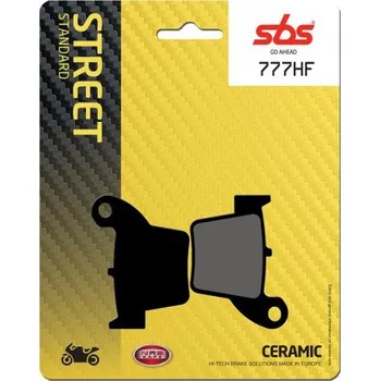 Brzda pro motocykl Zadní brzdové destičky SBS Fantic 125 Caballero Regolarita 4T 2010 směs HF