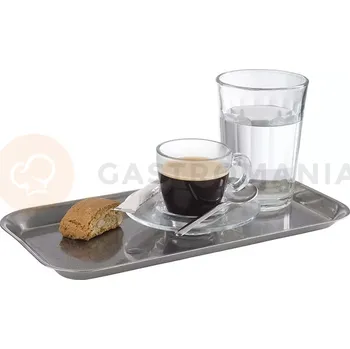 Nerezový servovací bufetový podnos 325x215x20 mm | APS, Vintage