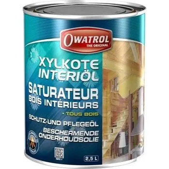 Lak na dřevo OWATROL XYLKOTE - tvrzený saturační olej do interiéru, balení 2,5 l