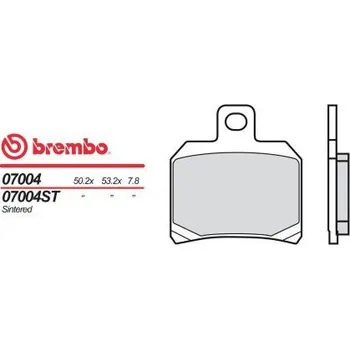 Motodíl Přední brzdové destičky Brembo Piaggio 250 X9 2000 - 2002 směs XS