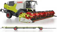 WIKING 077857 Claas Trion 720 Montana + Convio 1080 s transportním vozíkem 1:32