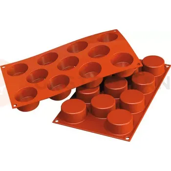 Kuchyňská sůl Formy na moučníky a dezerty SF204 SMALL CYLINDERS | SILIKOMART, Round