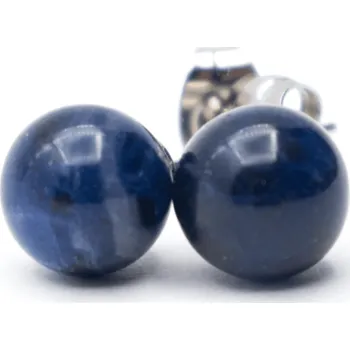 Náušnice Milujeme Kameny Sodalit - náušnice Ø 6 mm 190722