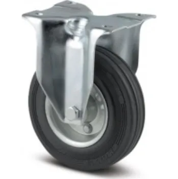 Pojezdové kolečko Průmyslové kolečko 100, pevné, plotna ocelový disk
