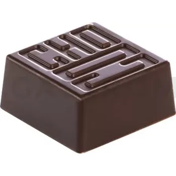 Výrobník cukrové vaty Polykarbonátová forma na pralinky, 28 ks x 8,5 g - MA3007 | MARTELLATO, Cocoa