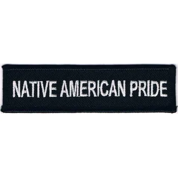 Nášivka Moto nášivka Native American Pride long 3 cm x 10 cm
