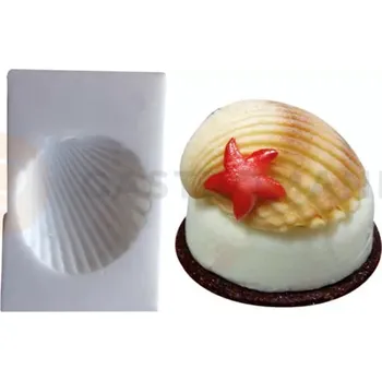 Výroba svíčky Forma na cukrovou hmotu SLK 419 - mušle, 41x43 mm | SILIKOMART, Sugarflex Shell