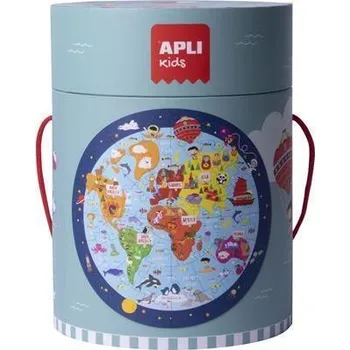 Puzzle Puzzle "Circular Puzzle", mapa světa, kruhové, 18201