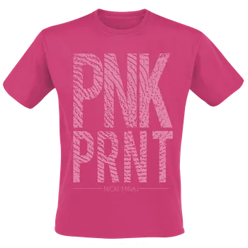 Pánské tričko Tričko z Nicki Minaj - Pnk Prnt - Muži - růžová