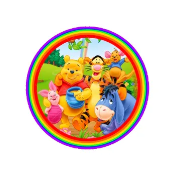 Jedlá dekorace na dort PÚ a duha, VARIANTA Jedlý papír 705