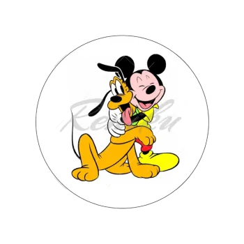 Jedlá dekorace na dort MICKEY A PLUTO, VARIANTA Jedlý papír 165