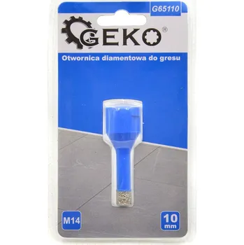 Korunkový vrták diamantový do kameniny 10mm M14, Geko G65110