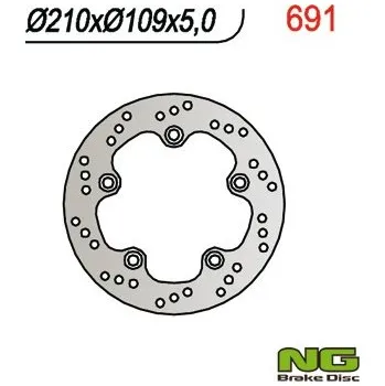 Brzda pro motocykl Zadní brzdový kotouč NG Suzuki 400 BURGMAN AN 1998 - 2002