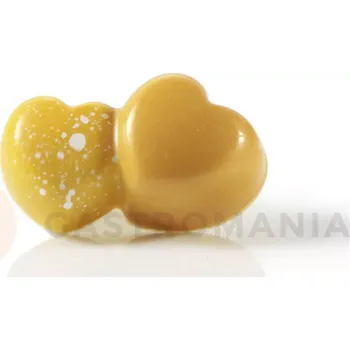 Výrobník cukrové vaty Polykarbonátová forma na 3D pralinky, srdce - 10 g - MA4012 | MARTELLATO, Double
