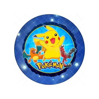 Jedlá dekorace na dort POKÉMON hvězdy, VARIANTA Jedlý papír 810