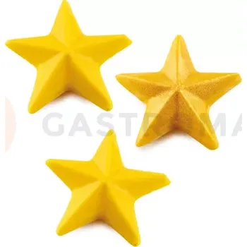 Výrobník cukrové vaty Forma na pralinky a čokoládky - hvězdy, 8x 50x50x17 mm - 904057 Stelle | SILIKOMART, EasyChoc
