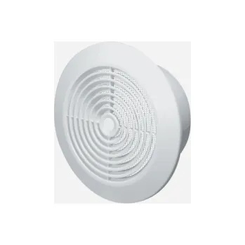 Větrací mřížka Den Braven - Mřížka stropní kruhová se síťovinou, průměr 125 mm, bílá VE1154