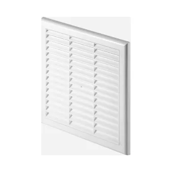 Větrací mřížka Den Braven - Mřížka větrací s rámem a síťovinou, 150 mm x 220 mm, plastová, bílá VE1084