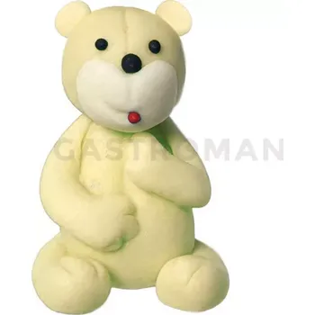 Výroba svíčky Medvídek, cukrová figurka 6 cm, écru | MAGMART, ZW-M