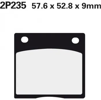 Brzda pro motocykl Zadní brzdové destičky Nissin Kawasaki Z 1300 1979 - 1981 směs NS