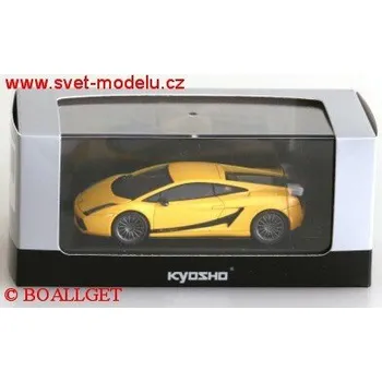 autíčko Kyosho LAMBORGHINI GALLARDO SUPERLEGGERA YELLOW 03751