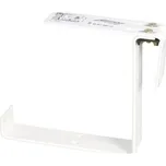 Držák truhlíku PETUNIA - kovový stavitelný, bílý, 2 ks