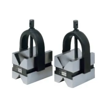 MITUTOYO Kalené dvojité prizmatické podložky 41 x 31,8 x 31,8 mm s upínacím třmenem, 181-902-10