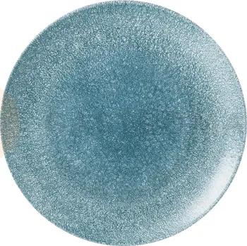 Talíř Porcelánový mělký talíř Coupe 21,7 cm | CHURCHILL, Raku Topaz Blue