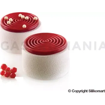 Kuchyňská sůl Forma pro výrobu kulatých dekorací TOURBILLON 28 | SILIKOMART, Tourbillon