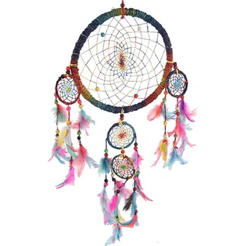 Lapač snů Milujeme Kameny Lapač snů - duhový - střední 31963