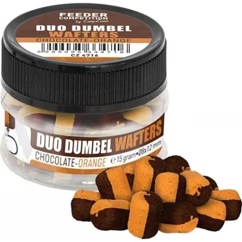 Boilies Carp Zoom Duo Dumbels Wafters - čokoláda-pomeranč Příchuť: čokoláda-pomeranč