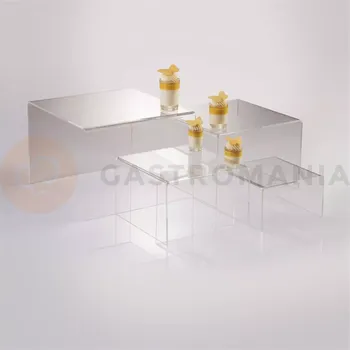 Potravinářské barvivo Stojan na koláče a dorty z plexiskla, transparentní - 80D1900 | MARTELLATO, Baroque