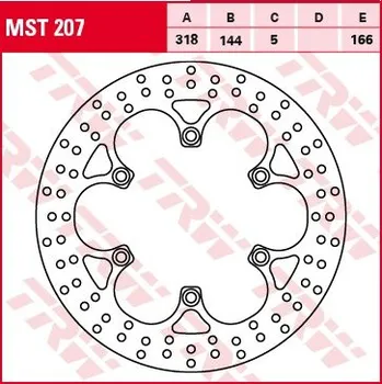 Motodíl Přední brzdový kotouč TRW / Lucas Triumph 900 Adventurer 1999 - 2001