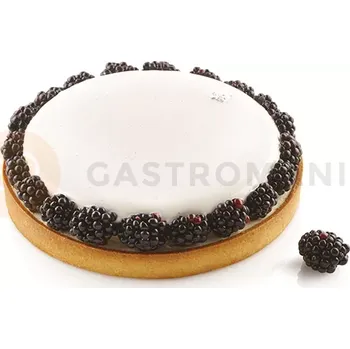 Výroba svíčky Sada na koláče - prsten 210 mm + silikonová forma | SILIKOMART, Kit Tarte Ring Round